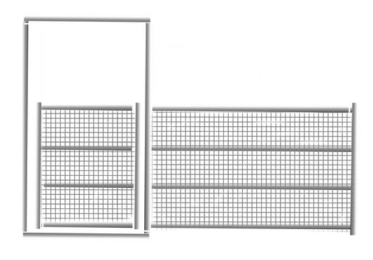 4 Rail Gate w/ Wire Mesh